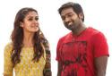 Nayantara with Vijay Sethupathi at new movie